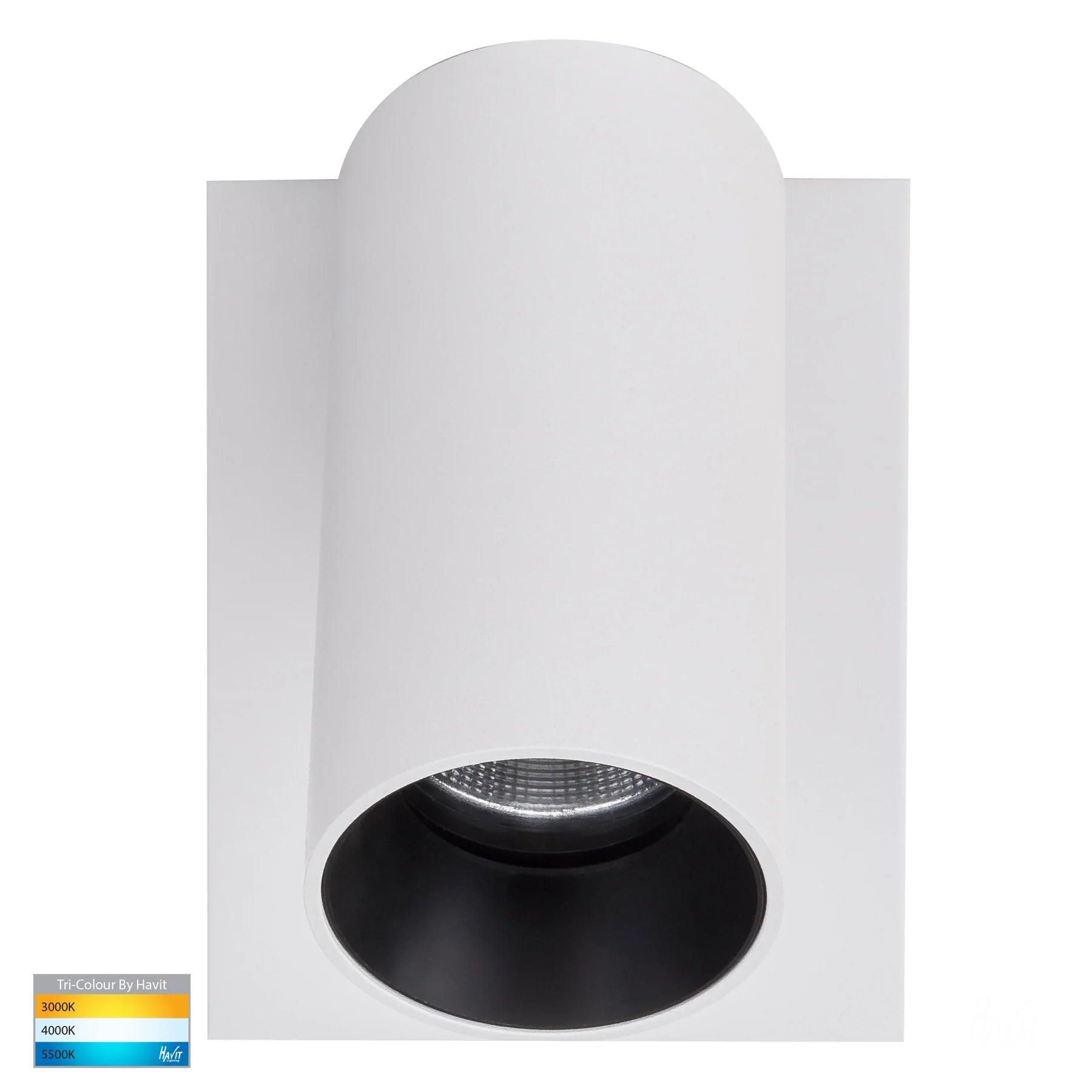 Havit Revo Single Adjustable Exterior Wall Lights Tri - White 9W 240V IP65 - HV3681T-WHT - Havit Lighting