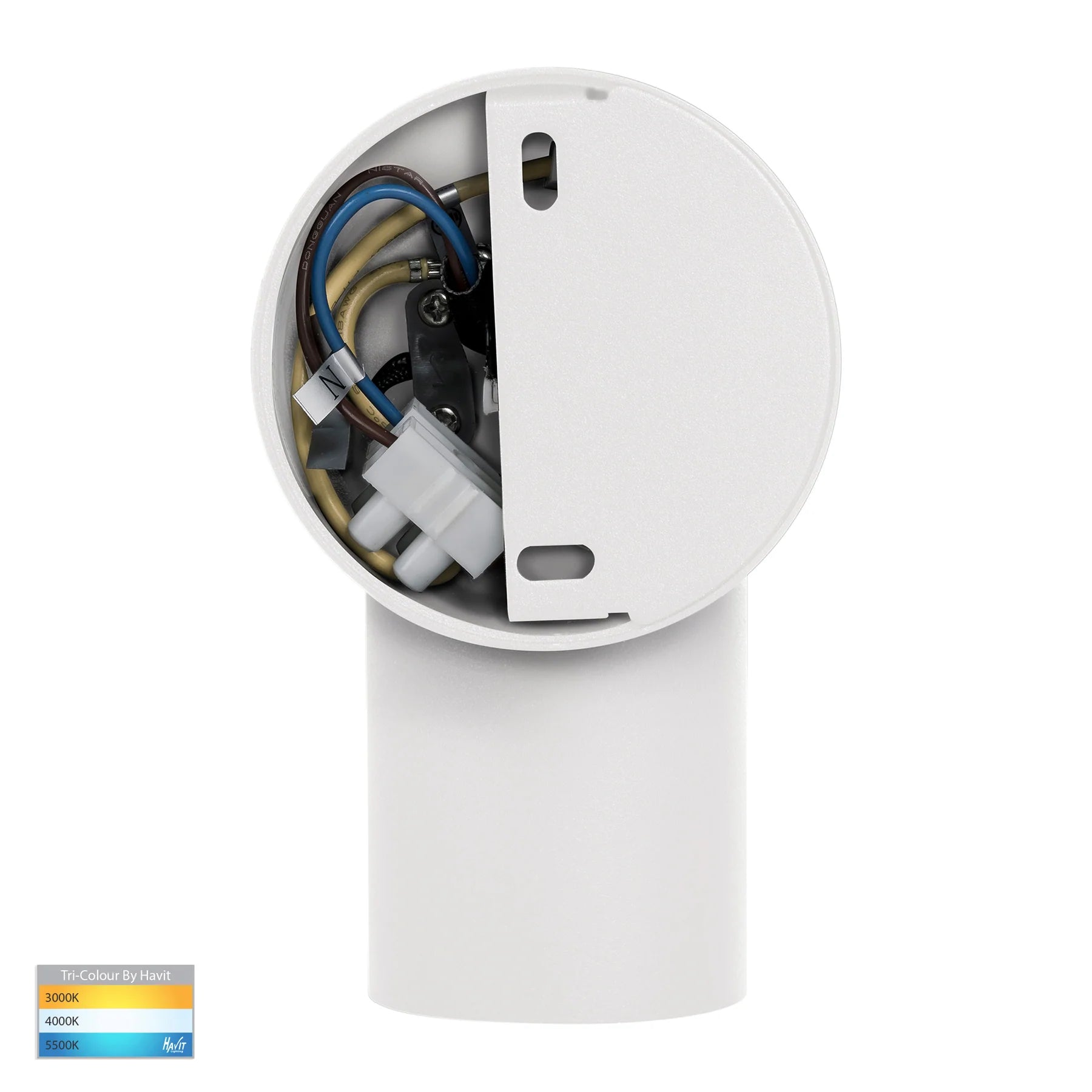 Havit Revo Surface Mounted Downlight Tri - White 8W 240V IP20 - HV4002T-1-WHT