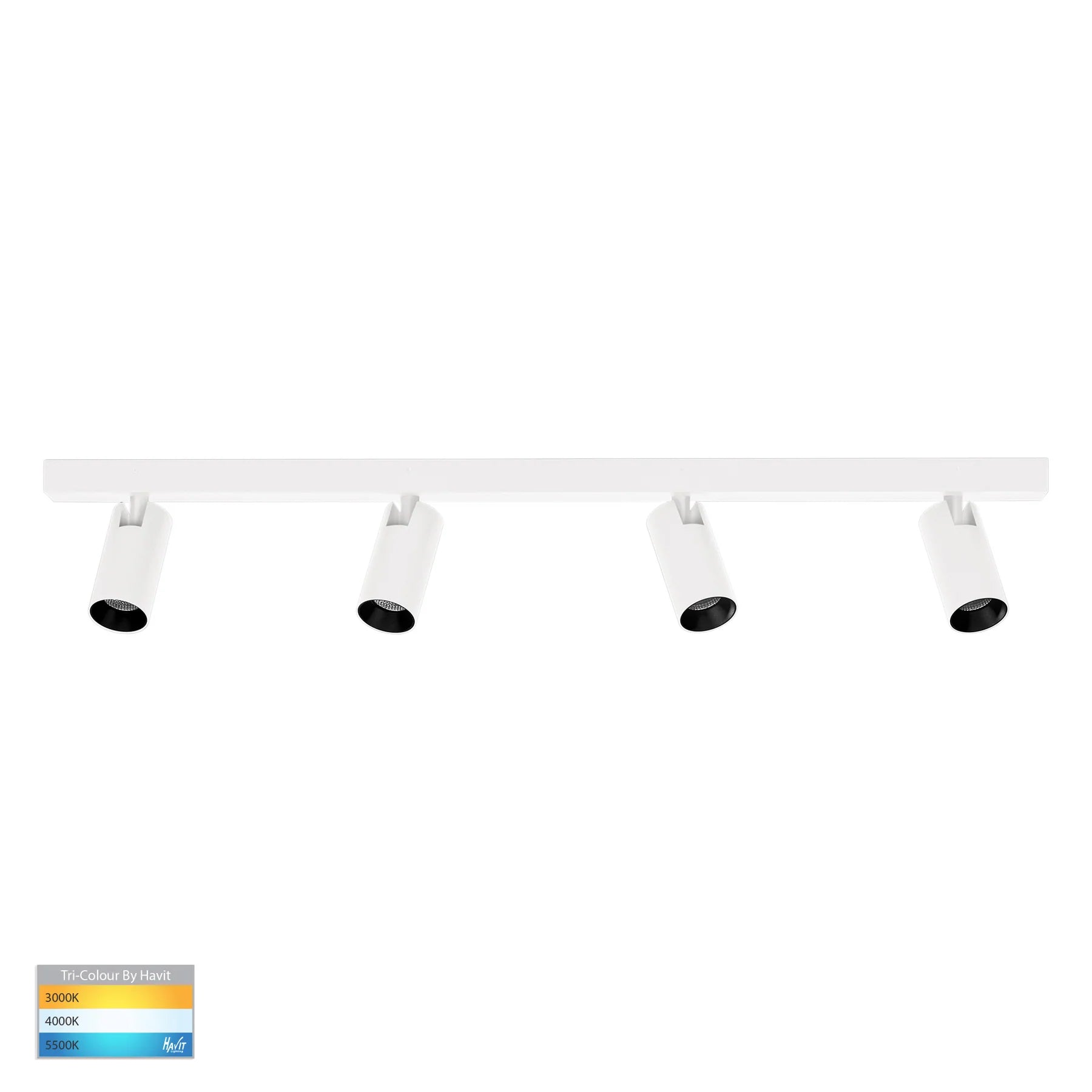 Havit Revo LED Bar Lights Tri- White 4x8W 240V IP20 - HV4002T-4-WHT