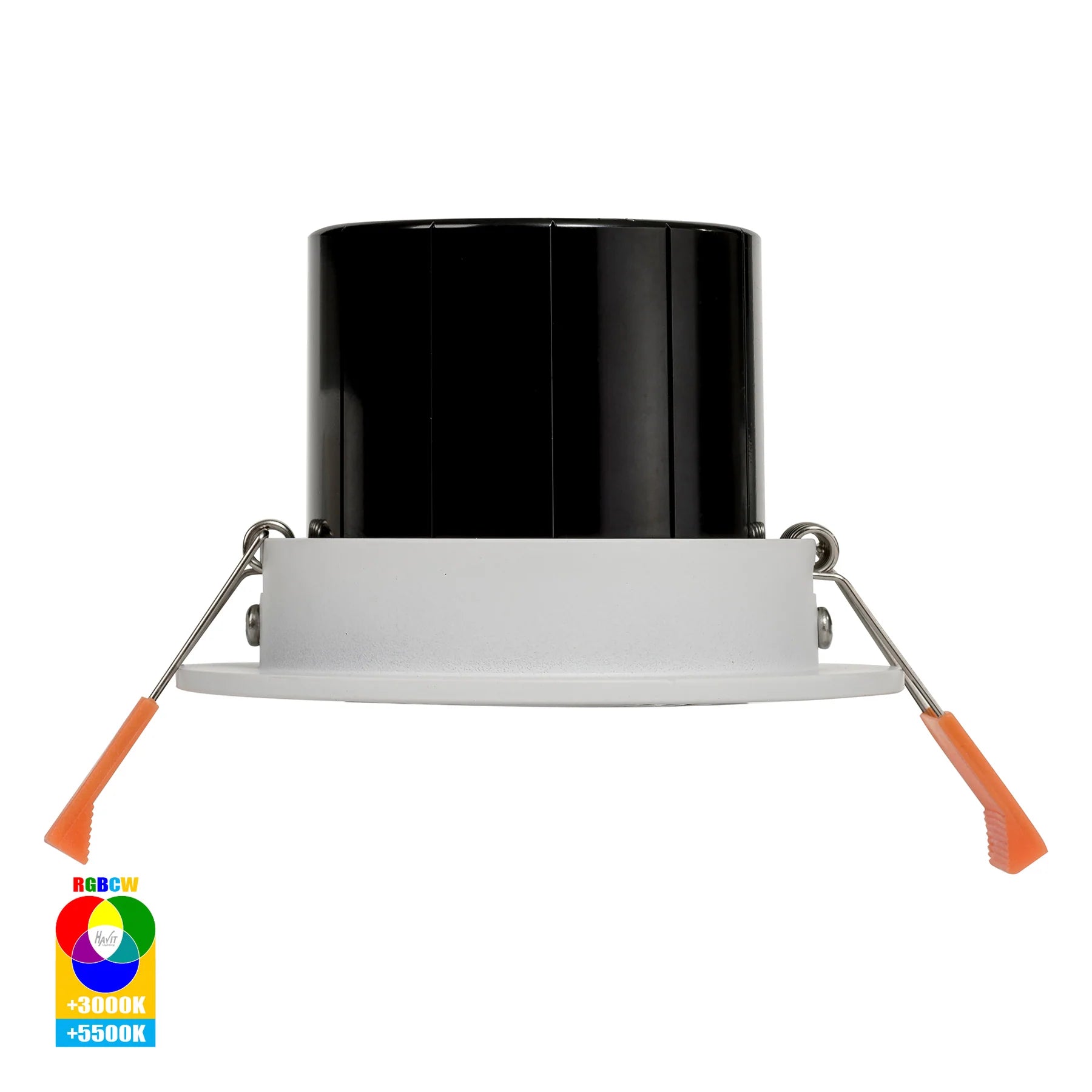 Havit Prime Tilt WIFI LED Downlight RGBCW White 12W 240V IP54 - HV5512RGBCW-WHT - Havit Lighting