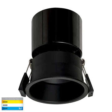 Havit Prime Fixed Deep LED Downlight Tri - Black 12W 240V IP54 - HV5513T-BLK - Havit Lighting