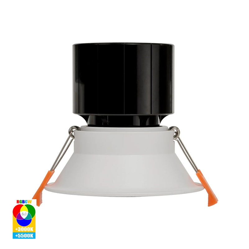 Havit Prime Fixed Deep WIFI LED Downlight RGBCW White 12W 240V IP54 - HV5514RGBCW-WHT - Havit Lighting