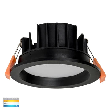 Havit Polly PC Fixed LED Downlight Tri - Black 8W 240V IP54 - HV5522T-BLK - Havit Lighting