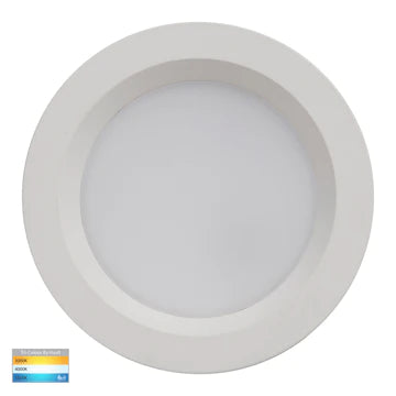 Havit Polly PC Fixed LED Downlight Tri - White 8W 240V IP54 - HV5522T-WHT - Havit Lighting