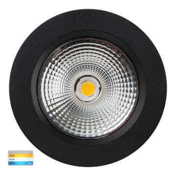 Havit Ora Fixed LED Downlight Tri - Black 12W 240V IP54 - HV5530T-BLK - Havit Lighting