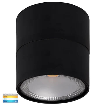 Havit Nella LED Surface Mounted Downlight with Extension Tri - Black 18W 240V/12V IP54 - HV5805T-BLK-EXT, HV5805T-BLK-EXT-12V- Havit Lighting