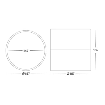 Havit Nella LED Surface Mounted Downlight with Extension Tri - Black 18W 240V/12V IP54 - HV5805T-BLK-EXT, HV5805T-BLK-EXT-12V- Havit Lighting