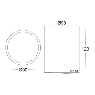 Havit Nella Adjustable LED Surface Mounted Downlight Tri - White 12W 240V/12V IP40 - HV5813T-WHT, HV5813T-WHT-12V - Havit Lighting