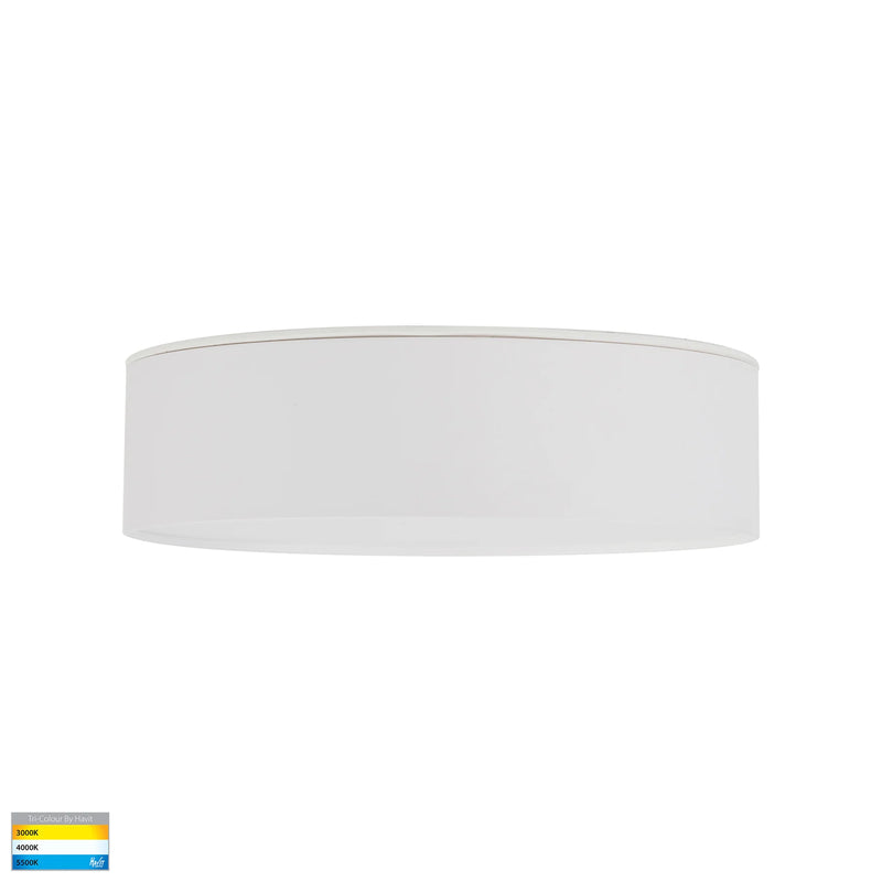 Havit Nella Ceiling Mounted LED Oysters Tri - White 20W 240V IP54 - HV5892T-WHT - Havit Lighting