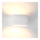 Arc Large Plaster White 240V IP20 3W LED Wall Light - HV8026 - Havit Lighting