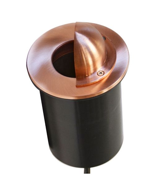 CLA Exterior Recessed Small faceplates Inground Garden Step and Up Lights Copper/ Stainless Steel 12-25V IP67 - IGM