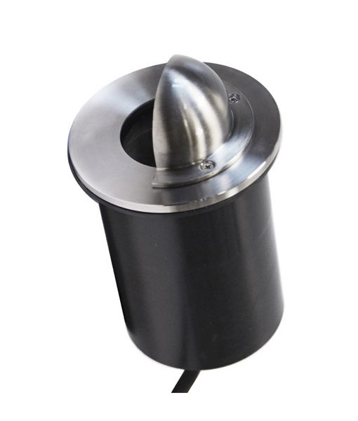 CLA Exterior Recessed Small faceplates Inground Garden Step and Up Lights Copper/ Stainless Steel 12-25V IP67 - IGM