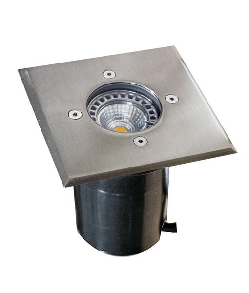 CLA Exterior Recessed Inground Garden Step and Up Lights Stainless Steel 240V IP67 - IGGLSQSS, IGGLSS - CLA Lighting