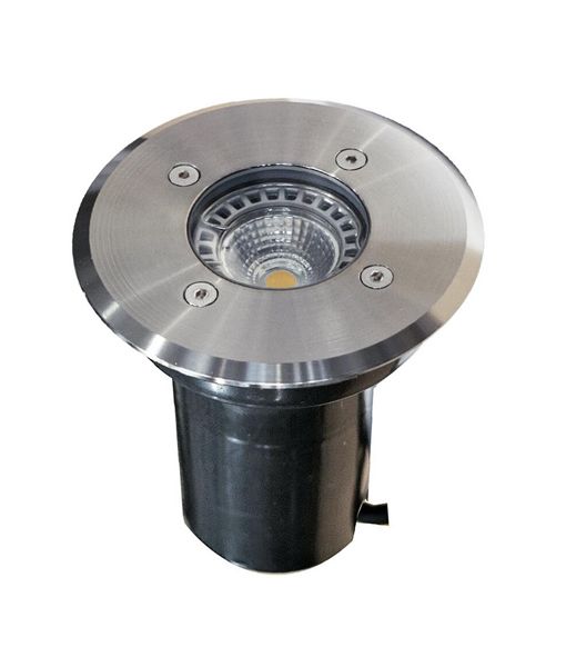 CLA Exterior Recessed Small faceplates Inground Garden Step and Up Lights Copper/ Stainless Steel 12-25V IP67 - IGM