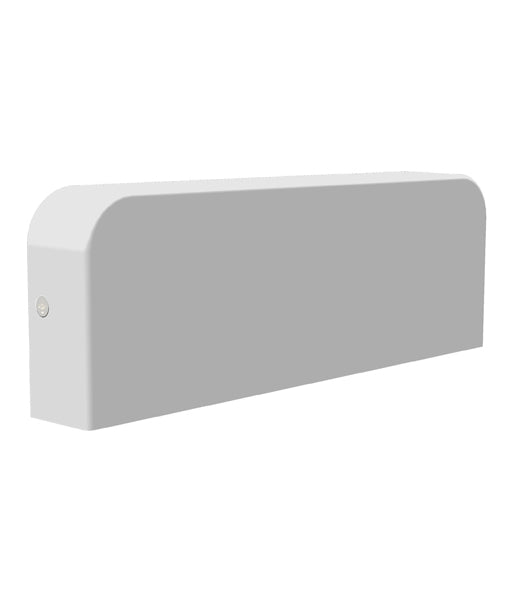 CLA KUK: LED Surface Mounted Exterior Wall Lights 3000K Matt White / Dark Grey 10W 100-240V IP54 - KUK