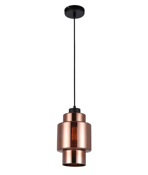 CLA LAMINA: Flat Top / Cylinder / Dome Coloured Glass Interior Pendant Copper 220-240V - LAMINA1, LAMINA3, LAMINA4- CLA Lighting