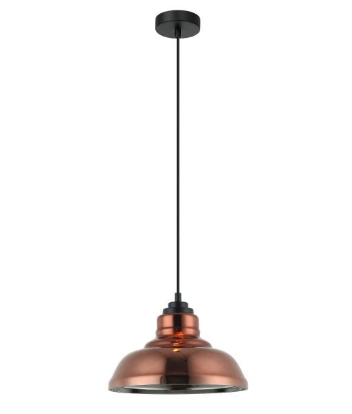 CLA LAMINA: Flat Top / Cylinder / Dome Coloured Glass Interior Pendant Copper 220-240V - LAMINA1, LAMINA3, LAMINA4- CLA Lighting