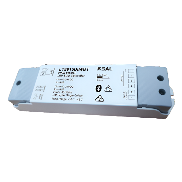 SAL LED LT8915DIM/BT Dimmable Strip Control Smart Lighting Controls 360W 24V IP20 - LT8915DIM/BT - SAL Lighting