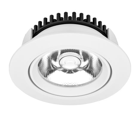 Trend Econoled EA7 LED Downlights 3000K 4000K White / Black 7W 200-240V IP20 - EA73-MB, EA74-MB -  Trend Lighting