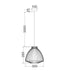 CLA Manu Iron Cone (Concave) Wire Cage Interior Pendant Black / White 220-240V - MANU1, MANU2 -CLA Lighting