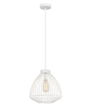 CLA Manu Iron Cone (Concave) Wire Cage Interior Pendant Black / White 220-240V - MANU1, MANU2 -CLA Lighting