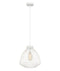 CLA Manu Iron Cone (Concave) Wire Cage Interior Pendant Black / White 220-240V - MANU1, MANU2 -CLA Lighting