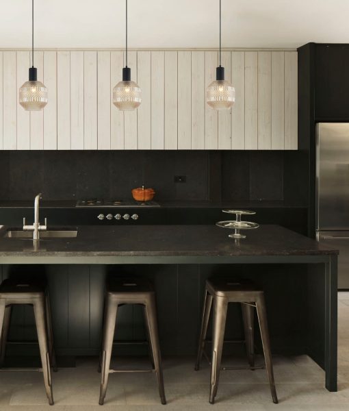 CLA MARACA: Glass Jar With Quadrilateral Segment Interior Pendant Smoke / Green / Amber / Copper / Chrome 220-240V - MARACA1, MARACA2, MARACA3, MARACA4, MARACA5 - CLA Lighting