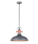 CLA NARVIK: Industrial Scandinavian Dome Shape With Copper Plating Interior Pendant Matt White / Matt Black / Matt Grey 220-240V - NARVIK1, NARVIK2, NARVIK3 - CLA Lighting