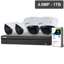 Compact Series 4 Camera 4.0MP IP Surveillance Kit (Fixed, 1TB) - Eco Smart Lighting