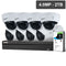 RhinoCo Compact Series 8 Camera 4.0MP IP Surveillance Kit (Fixed, 2TB) Security Cameras IP67 - NVRKIT-C842F - RhinoCo Technology
