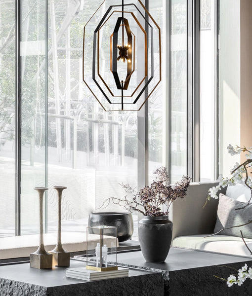 CLA ORBITA: Bohemian Interior Pendant Polished Nickel / Oil Rubbed Bronze 220-240V - ORBITA1, ORBITA2- CLA Lighting