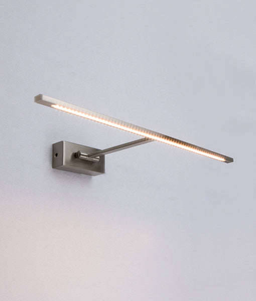 CLA Paris with Adjustable Picture Interior Wall Light 3000K Satin Chrome 6W 220-240V IP20 - PARIS