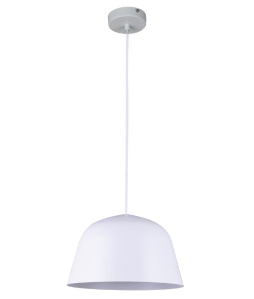 CLA PASTEL Angled Dome Shape Interior Pendant Matt White / Matt Black 220-240V - PASTEL