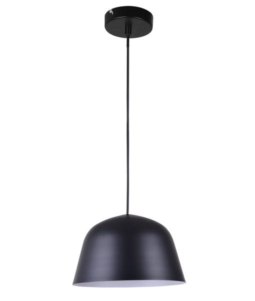 CLA PASTEL Angled Dome Shape Interior Pendant Matt White / Matt Black 220-240V - PASTEL