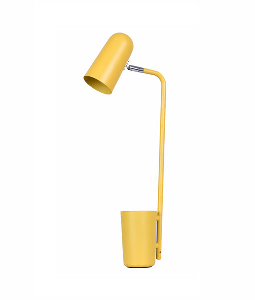 PASTEL21TL: Interior table lamps, reading lamp. SES Matte YELLOW W160mm x H490mm. CLA Lighting.
