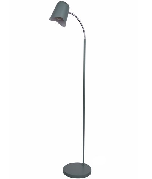 CLA PASTEL: Scandinavian Iron Slim Floor Lamp Matt White/ Matt Black/ Matt Pink/ Matt Grey/ Matt Green/ Matt Blue/ Matt Yellow 220-240V - PASTEL