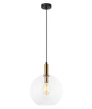 CLA PATERA: Interior Glass with Extended Bronze Highlight Interior Pendant Clear / Smoke / Amber 220-240V - PATERA - CLA Lighting