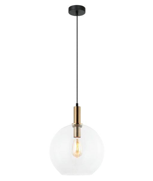 CLA PATERA: Interior Glass with Extended Bronze Highlight Interior Pendant Clear / Smoke / Amber 220-240V - PATERA - CLA Lighting