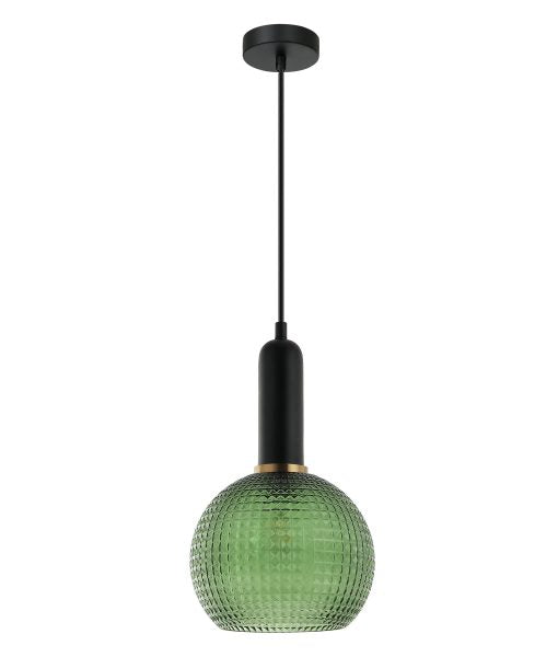 CLA PELOTA: Wine Segmented Glass Interior Pendant Smoke/ Green/ Amber/ Copper/ Chrome/ Clear 220-240V - PELOTA1, PELOTA2, PELOTA3, PELOTA4, PELOTA5, PELOTA6