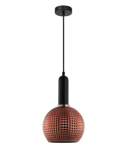 CLA PELOTA: Wine Segmented Glass Interior Pendant Smoke/ Green/ Amber/ Copper/ Chrome/ Clear 220-240V - PELOTA1, PELOTA2, PELOTA3, PELOTA4, PELOTA5, PELOTA6