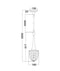 CLA PENDOLO: Classic Replica Pendulum Interior Pendant Weathered Charcoal / Satin Brass 220-240V - PENDOLO1, PENDOLO2 - CLA Lighting