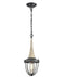 CLA PENDOLO: Classic Replica Pendulum Interior Pendant Weathered Charcoal / Satin Brass 220-240V - PENDOLO1, PENDOLO2 - CLA Lighting