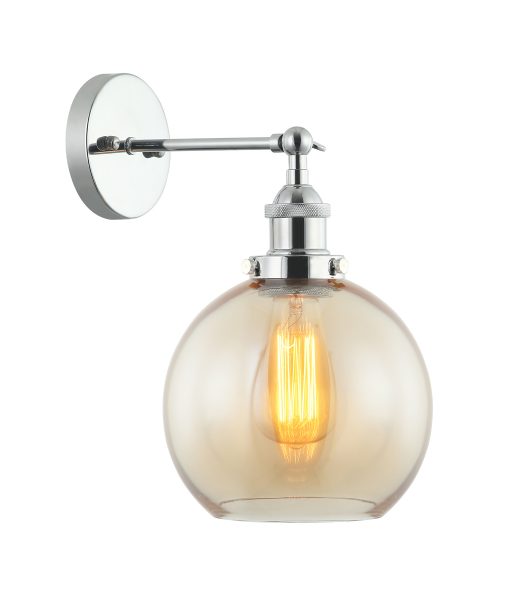 CLA PESINI: Interior Wine Glass Highlight Wall Light Antique Brass / Chrome 220-240V - PESINI1W, PESINI2W, PESINI3W, PESINI4W, PESINI5W, PESINI6W -CLA Lighting