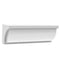 REPISA02: Exterior surface mounted LED curved wedge wall lights. White finish. 3000K. Back plate: aluminium  