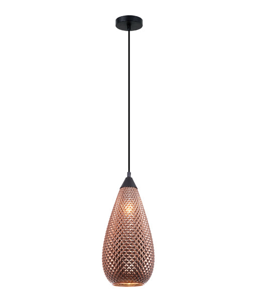 CLA RICTUS: Glass with Quadrilateral Segments Interior Pendant Copper / Gold 220-240V - RICTUS1, RITUS2, RICTUS3, RICTUS4, RICTUS5, RICTUS6 -CLA Lighting