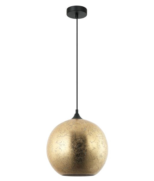 CLA ROCHE: Glass Interior Pendant Matt Gold/ Satin Chrome 220-240V - ROCHE1, ROCHE2