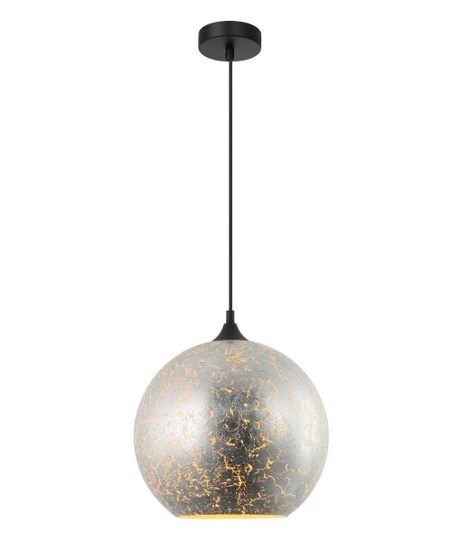 CLA ROCHE: Glass Interior Pendant Matt Gold/ Satin Chrome 220-240V - ROCHE1, ROCHE2