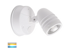 Havit Focus Polycarbonate Single Adjustable Spot Wall Light Tri - White 15W 240V IP65 - HV3791T-WHT- Havit Lighting