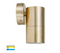 HV1175T-HV1177T - Tivah Solid Brass Graphite Coloured TRI Colour Fixed Down Wall Pillar Lights Havit Lighting