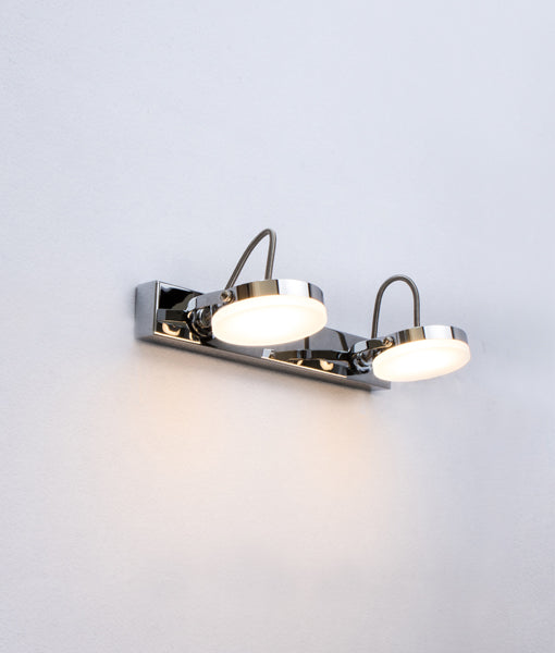 CLA Seattle Bar Interior Wall Light 3000K Chrome 3W/ 2x3W/ 3x3W 220-240V IP20 - SEATTLE
